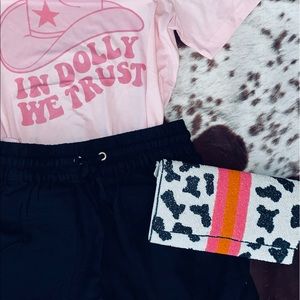 Beaded cow print cross body